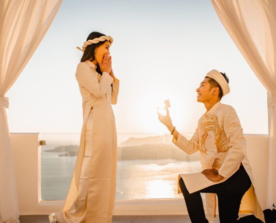 Santorini Wedding Proposal Packages - Santorini Proposal Photographer - Santorini Proposal Planner - Santorini Proposal Photoshoot