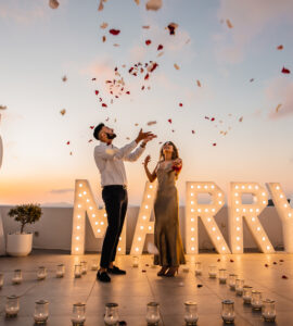 Santorini Wedding Proposal Packages - Proposal photographer